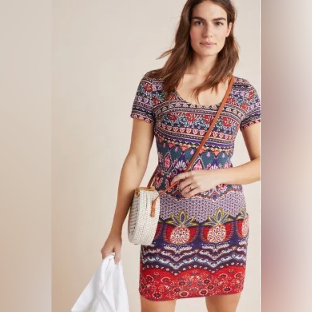 Farm Rio- “ Georgina” Short Sleeve Midi Dress XL